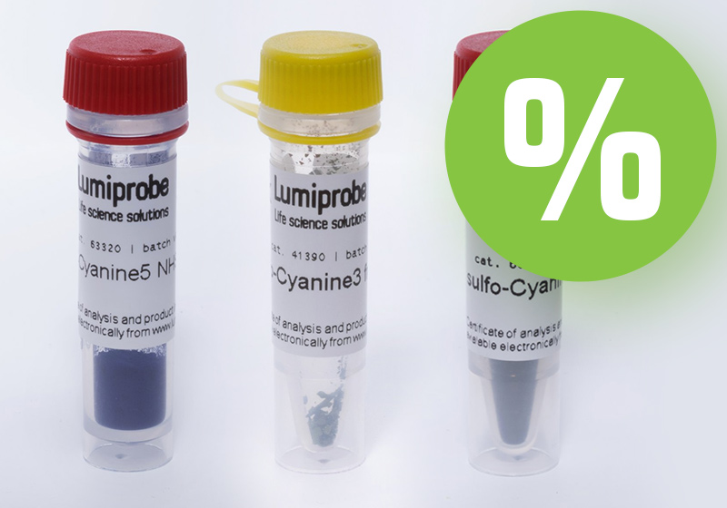 We are ready to say that labeling in aqueous environment doesn't require extra costs anymore!