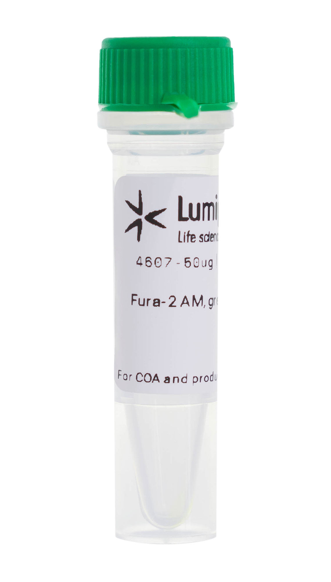 Fura-2 AM, зеленый флуоресцентный кальциевый индикатор, 4607-50ug